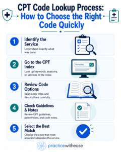 CPT Code Lookup Process - How to Choose the Right Code